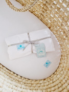 Prostěradlo z organické bavlny do kočárku, košíku a kolébky Ahojbaby