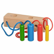 Dřevěná hračka - barevné kolíky Lucy & Leo