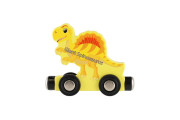 Vlak/Vláček s vagóny dinosaurus na magnety 10 ks dřevo