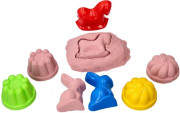 Kinetický písek - pudrový - 2 kg + mix formiček