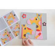 Pěnové obrázky Zvířátka ze savany 3+