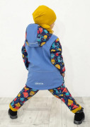 Dětská softshellová bunda Bubulíni Modrá Esito