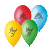 Balónek s potiskem dinosauři 10 ks