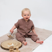 Dětská mušelínová košile Luca Brown Esito