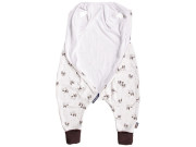 Letní spací pytel bambus buldoček hnědé nohavice Kaarsgaren