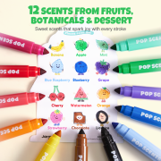 Fixy Smyvatelné s vůní 12 ks