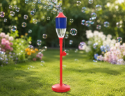 Bublifukovač louč 132 cm na baterie se světlem a náplní 350 ml