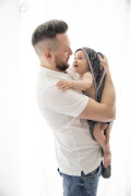 Dětská osuška s kapucí Maxi print 100 x 100 cm Babymatex