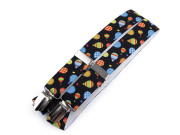 Šle-kšandy dětské s potiskem 2,5 x 60 cm