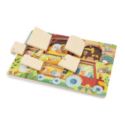 Dřevěná deska se zámky farma Janod