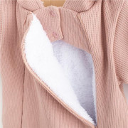 Zimní kojenecká kombinéza s kapucí New Baby Frosty pink