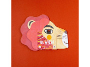 Maska se samolepkami Be wild! Lion Londji