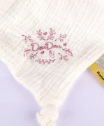 Dárková sada Plyšový medvídek s dečkou 30 cm růžový Doudou 