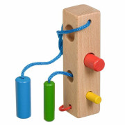 Dřevěná hračka - barevné kolíky Lucy & Leo