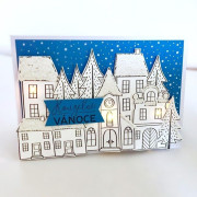 Dětská razítka Aladine Stampo Art, 29 ks - Kouzelné domečky