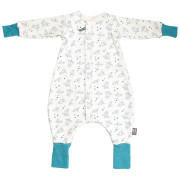 Merino spací pytel s rukávy bio želvy zelené nohavice