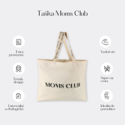 Mateřská maxi taška na rameno Moms Club Moniel
