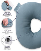 Mušelínový polohovací polštář MiniRelax 140 cm Babymatex