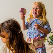 Playful Wood dřevěná kadeřnická sada 6 ks