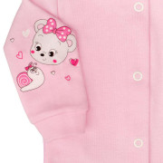 Kojenecký kabátek New Baby myška růžový