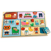 Vkládací puzzle Domeček Djeco