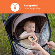 Univerzální pláštěnka na tříkolový kočárek Zopa