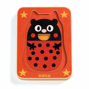 Djeco Třívrstvé puzzle Max & Co