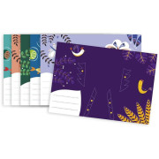 Sada Mini Origami Pohlednic se zvířátky Janod