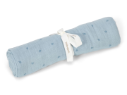 Plena zavinovací 120 x 120 cm Pure s potiskem Little Dutch