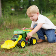 John Deere Kids - Sklápěč a nakladač 2v1 se světly a zvuky