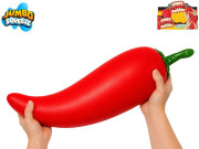 Mega Squeeze Jumbo strečová chilli paprička 24 cm - mačkací antistresová hračka