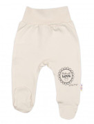 Soupravička do porodnice 5D Made with love béžová, cappuccino Baby Nellys