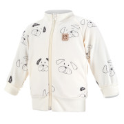 Mikina rozepínací béžová pejsci Little Angel