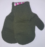 Zimní chlapecké palcové rukavičky pletené Vel. S (1-3 roky)