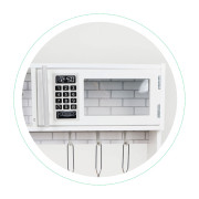 Dětská dřevěná kuchyňka s LED osvětlením a hrnci