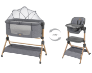 Postýlka a židlička 2v1 Sleat Me KikkaBoo