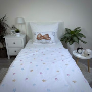 Povlečení do postýlky Medvídek Ribbon Baby 100 x 135, 40 x 60 cm Jerry Fabrics