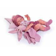 NACIDA 50269 Antonio Juan - Realistická panenka miminko s celovinylovým tělem 42 cm