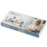 Navlékací ryby a mořští živočichové - navlékací set - 13 dřevěných díl Cubika