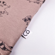 Body tričko smyk TISK Outlast® Oříšková mývalové