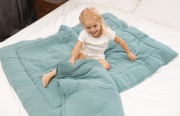 Mušelínový set přikrývka a polštář 135 x 100 / 40 x 60 cm Babymatex