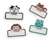 Jmenovka/štítek nalepovací textilní