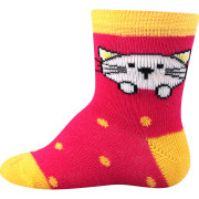 Ponožky kojenecké Bejbik obrázkové dívčí (3 páry)