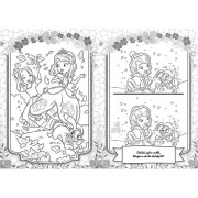 Omalovánky A4 se samolepkami Sofie První