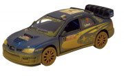 Auto Kinsmart Subaru Impreza WRC 2007 kov 12,5cm na zpětné natažení