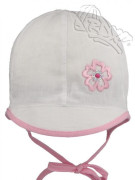 Dívčí zavazovací kšiltovka s kytičkou RDX