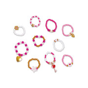 Kreativní sada Výroba šperků Perlové prsteny 10 ks Janod Atelier