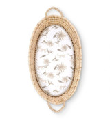 Košík s podložkou na přebalování Boho