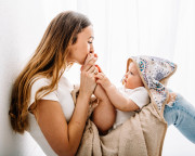 Dětská osuška s kapucí Maxi print 100 x 100 cm Babymatex