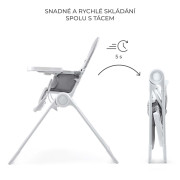 Židlička jídelní Binci Kinderkraft